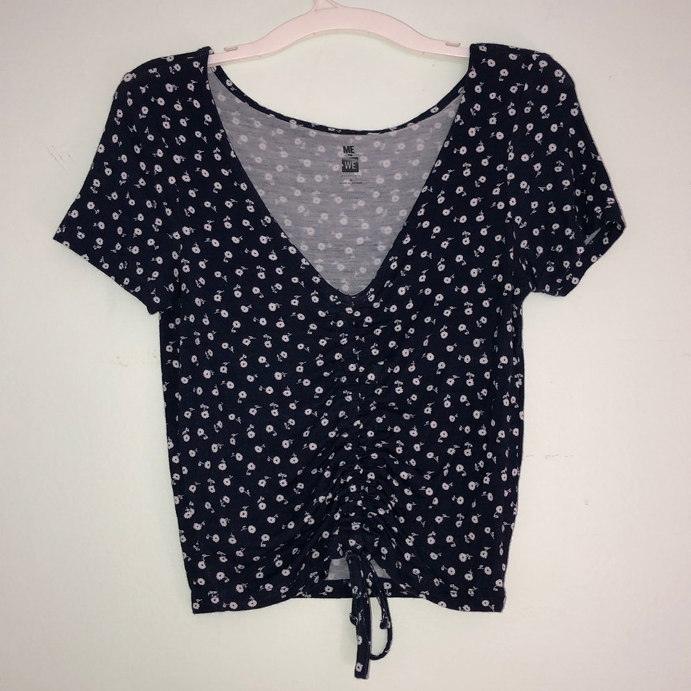 Floral crop top